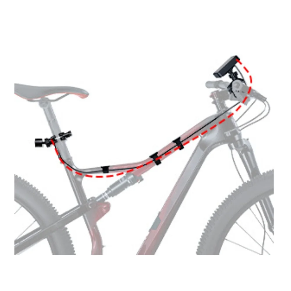 Lenker Fahrradspiegel AHD1080P Fahrradrückfahrkamera wiederaufladbar – Immagine 6