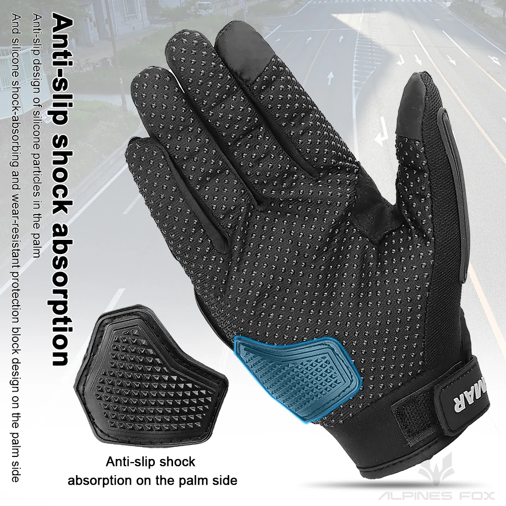 Sommer Motorrad Handschuhe Männer Frauen Voll Finger Touchscreen – Bild 3
