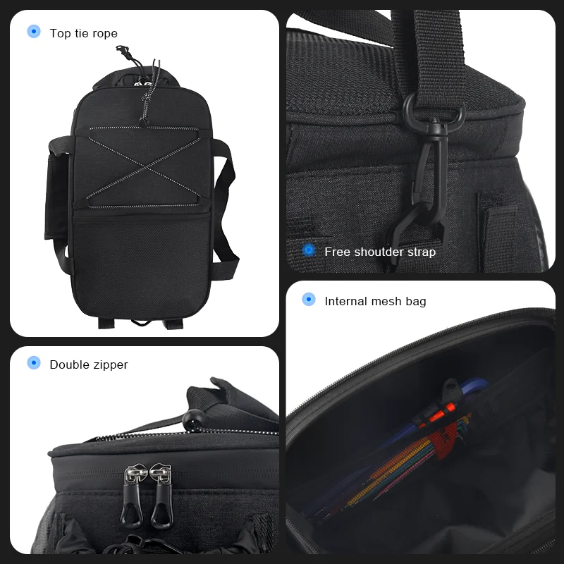 RIDERACE Fahrradträger Tasche MTB Fahrrad Rücksitzträger Tasche – Image 4