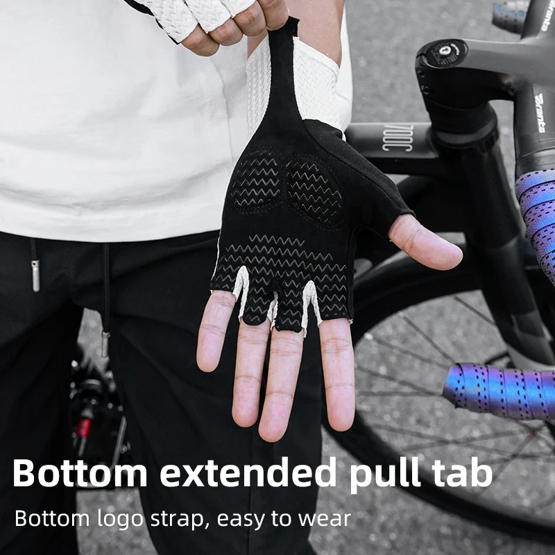 Radfahren Halbe Finger Handschuhe Männer Frauen Atmungsaktive – Bild 5