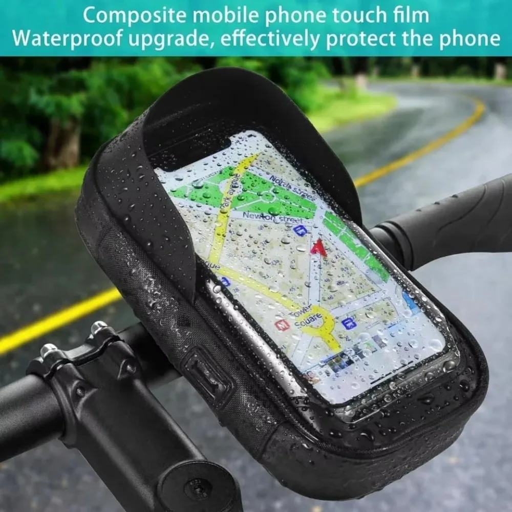 Wasserdichter Fahrrad-Handyhalter mit 360°-Drehung ° Drehbare – Immagine 6