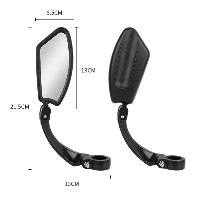 Fahrradlenker aus Edelstahl, HD-Fahrrad-Rückspiegel, 360-Grad-Drehung – Bild 6