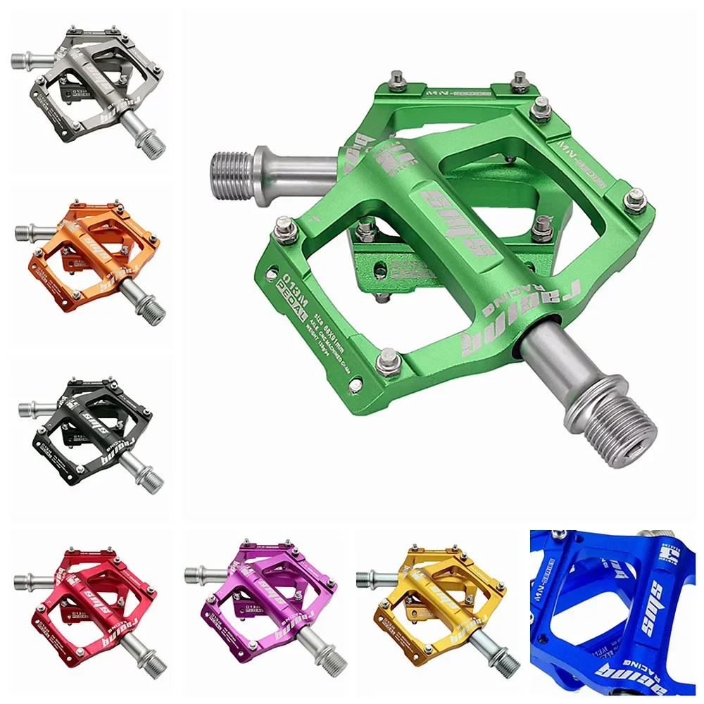 1 Paar ultraleichte CNC-Aluminiumpedale für MTB - 3 Lager, rutschfeste Plattform, 276 g Rennrad-Fahrradteile