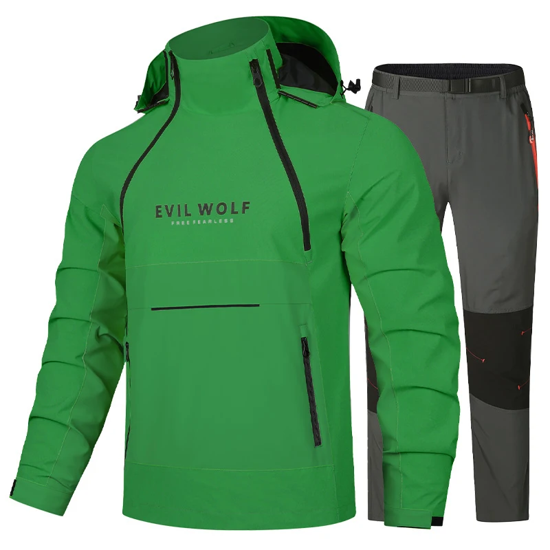 Motorrad-Regenanzug: Regenschutzjacke und -hose für Camping, Wandern – Image 5