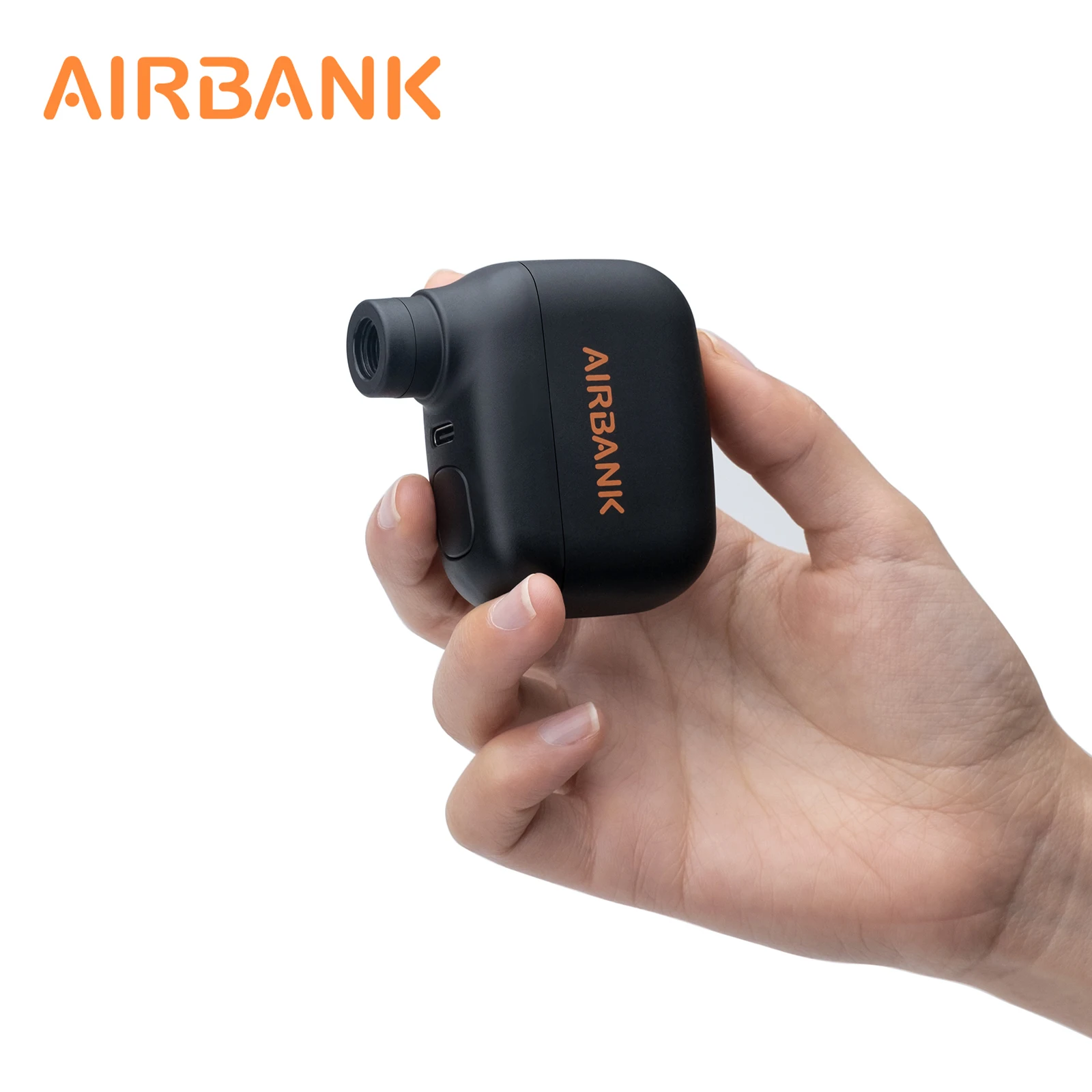 AIRBANK Pocket SE Mini tragbare elektrische Pumpe für Fahrrad Akku-Reifen Presta Schrader Ventil