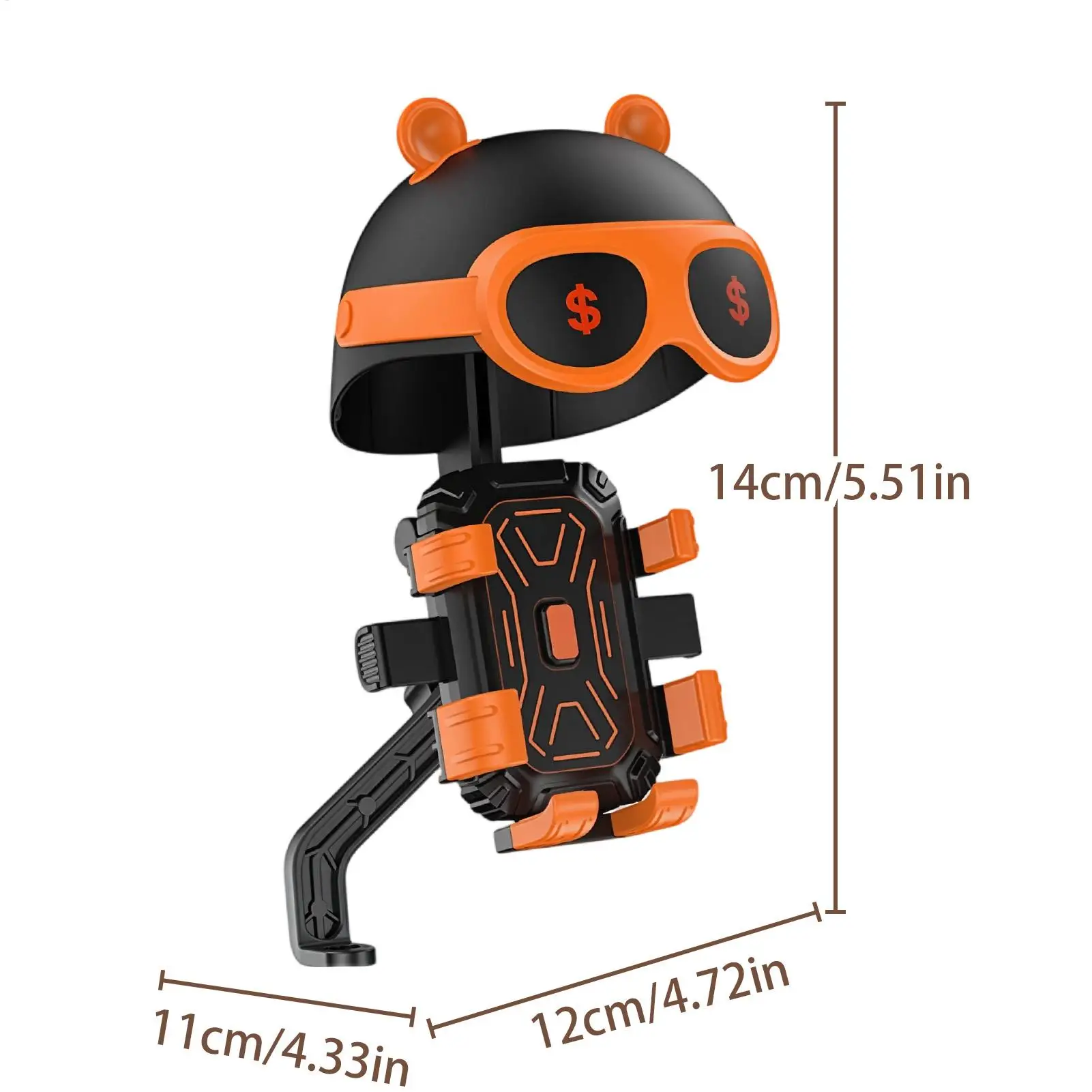 Motorrad-Lenker-Sonnenschutzhalterung, wasserdichter Handyhalter – Image 6