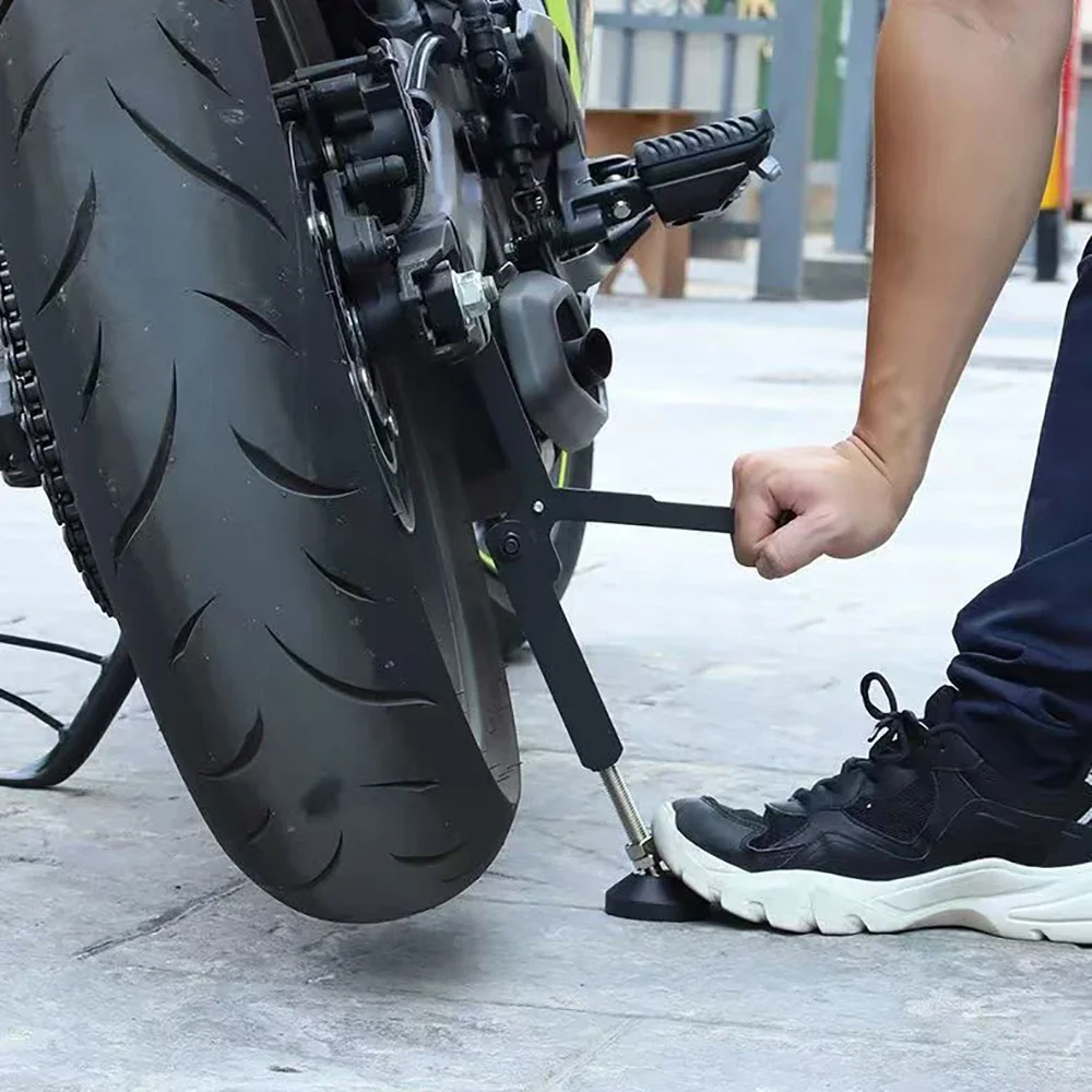 Motorrad Arbeitsersparnis Rad Ständer Universal Rad Heber Seite Unterstützung Stehen Schwinge Lift Rahmen