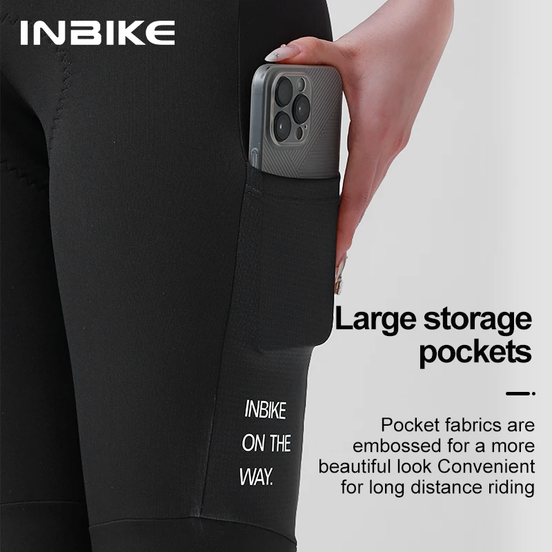 INBIKE Winter Damen Radsport-Trägerhose Fleece Warme Mountainbike-Hose – Image 4