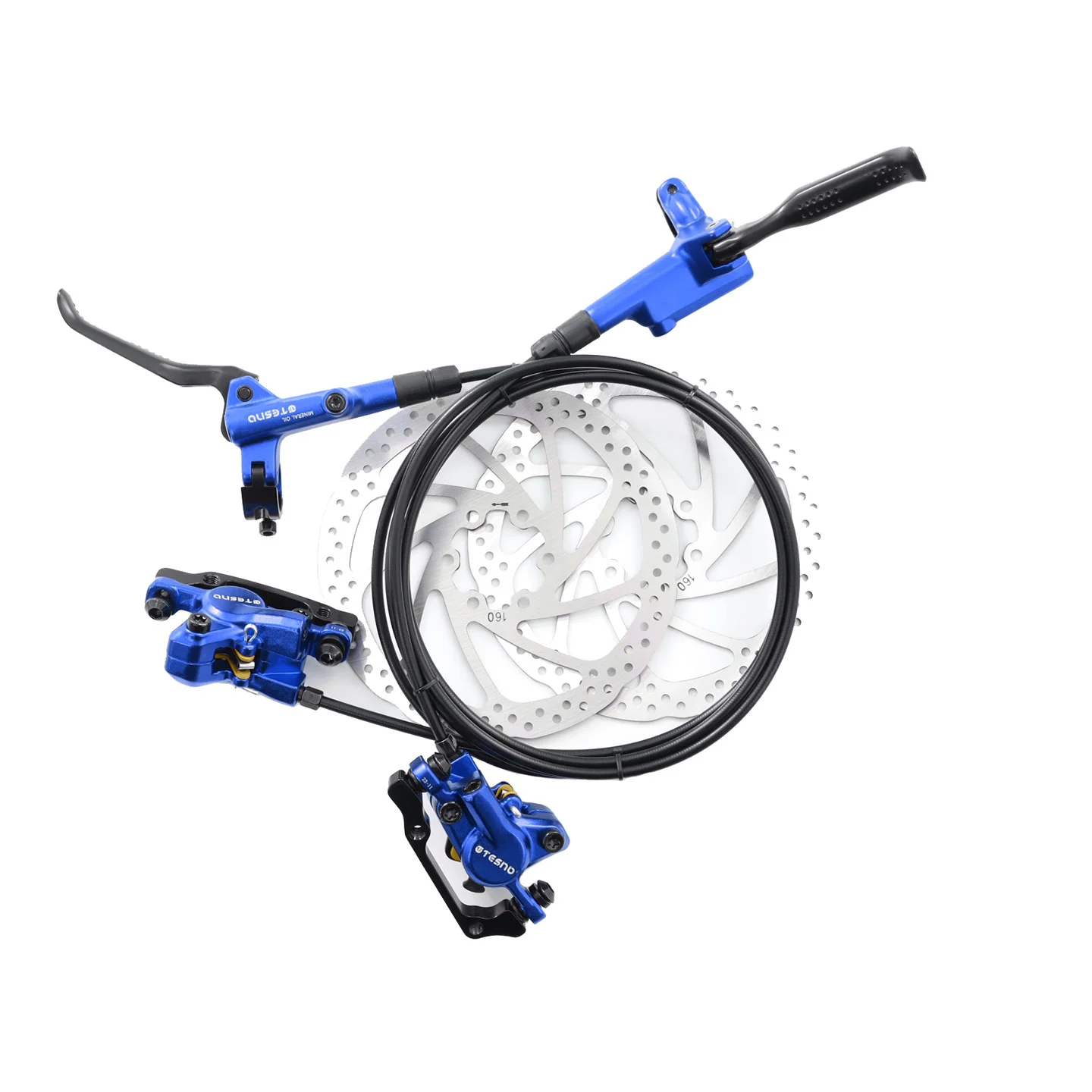 TESNO Fahrrad hydraulische Scheiben bremse 2 Kolben MTB Teile Fahrrad – Bild 5