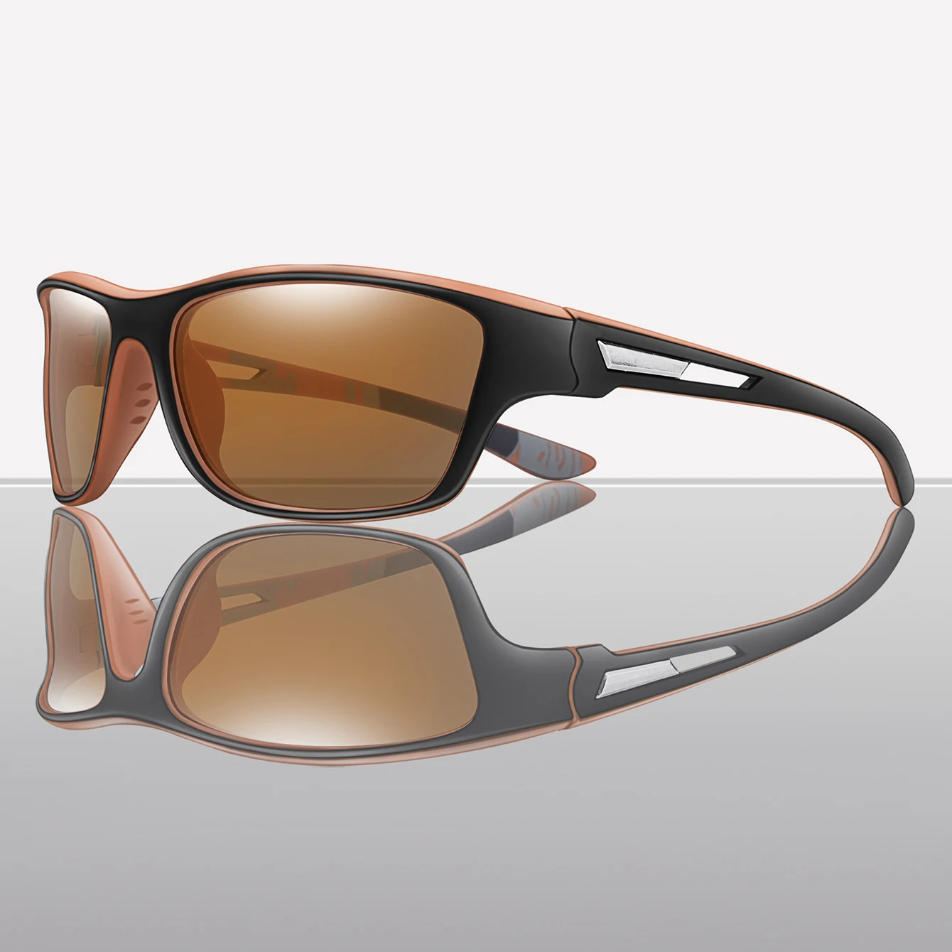 Polarisierte Fahrrad-Sonnenbrille für Herren und Damen, Outdoor-Sport – Immagine 5