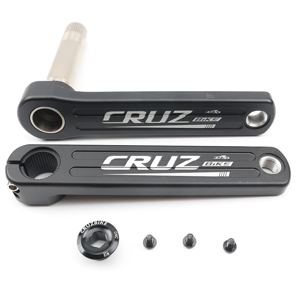 CRUZbike Rennrad Kurbelgarnitur 155/160/165/170/172,5/175 mm Kurbel 9/10/11/12 Gang Doppelkettenblatt