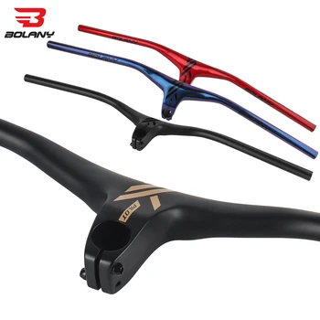 BOLANY MTB-Fahrradlenkervorbau, integrierter 775 mm -17 Grad hochfester Lenkerzubehör aus Aluminiumlegierung
