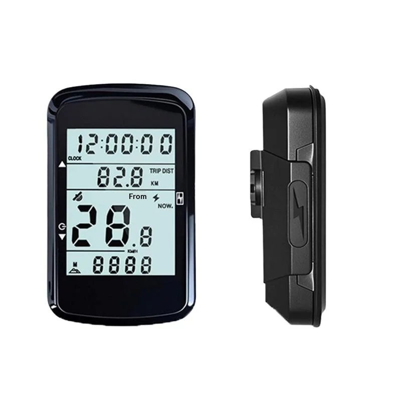 Fahrradcomputer mit Tachometer, USB-Ladefunktion, wasserdicht – Immagine 6