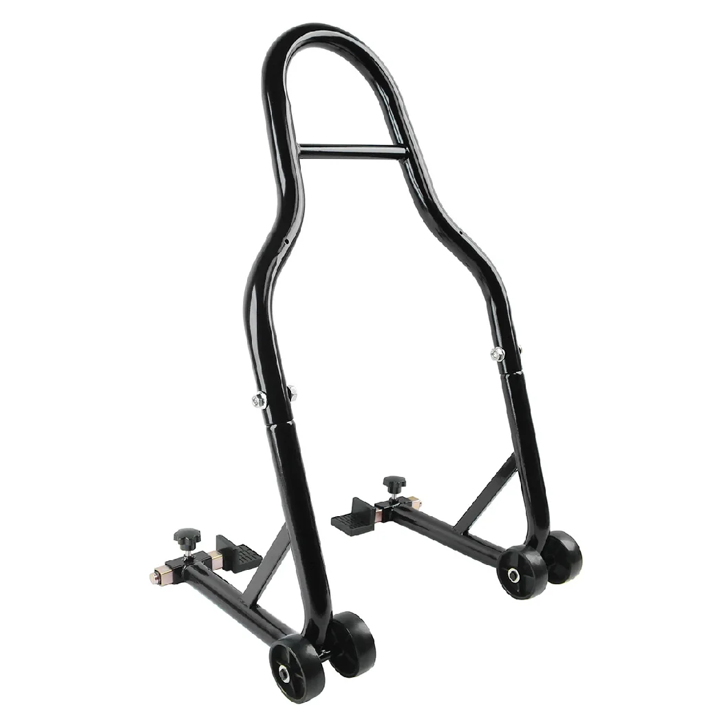Motorrad Schwarzer Universeller Kompletter Hinterrad-Stützständer – Immagine 4