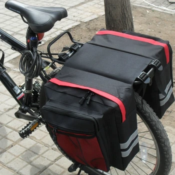 Radfahren Doppelseitiger Gepäckträger Fahrrad 2-in-1 Camo Trunk Bag Mountain Road Fahrrad Hecksitz Packtasche