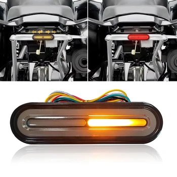 Motorrad-LED-Rücklicht mit sequentiellen Blinkern, roter Blitz, Bremsleuchte, Rücklicht für LKW, Moto, ATV