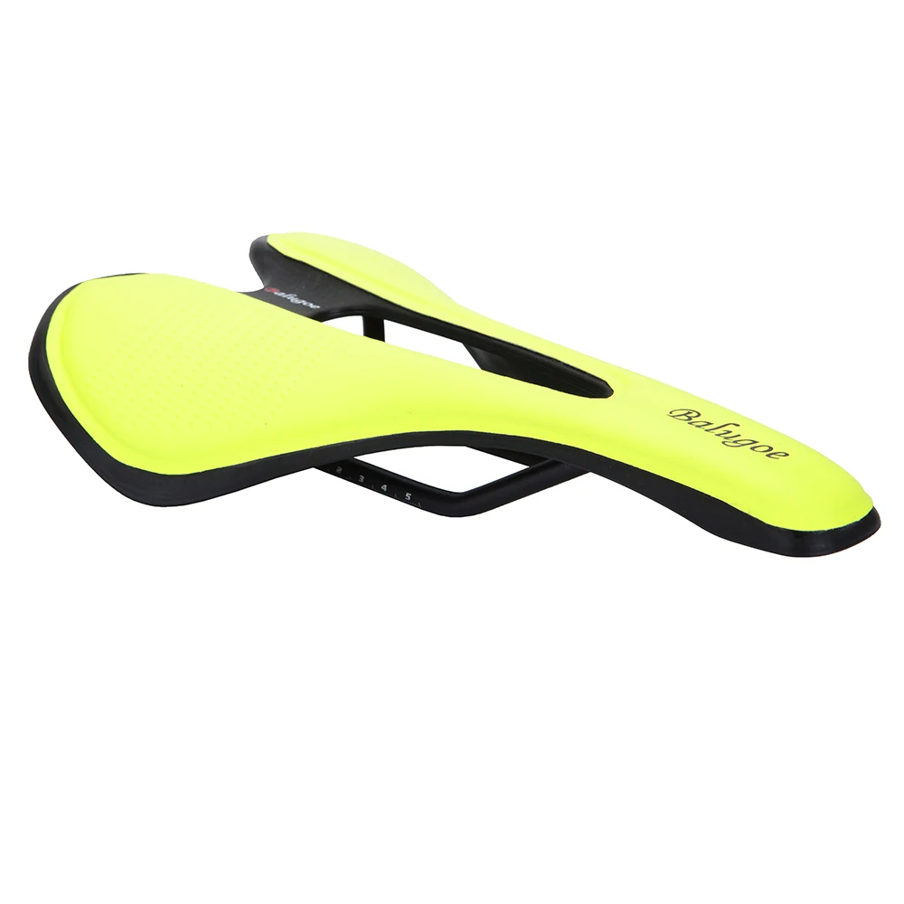 Fahrradsattel MTB Mountain Road Bike Sitz PU Leder Gel gefüllt – Immagine 5