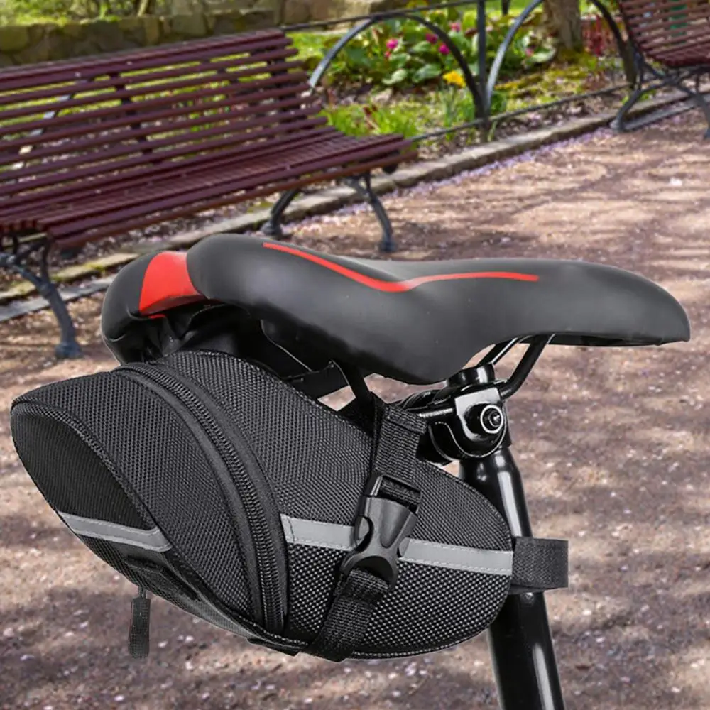 DOMEN Fahrrad Wasserdichte Satteltasche Fahrrad Reflektierende Schwanz – Bild 6