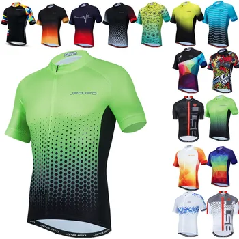 Radfahren Jersey Männer Bike Top MTB Fahrrad Hemd Mountain Road Reiten Kleidung Kurzarm Sommer Radfahrer