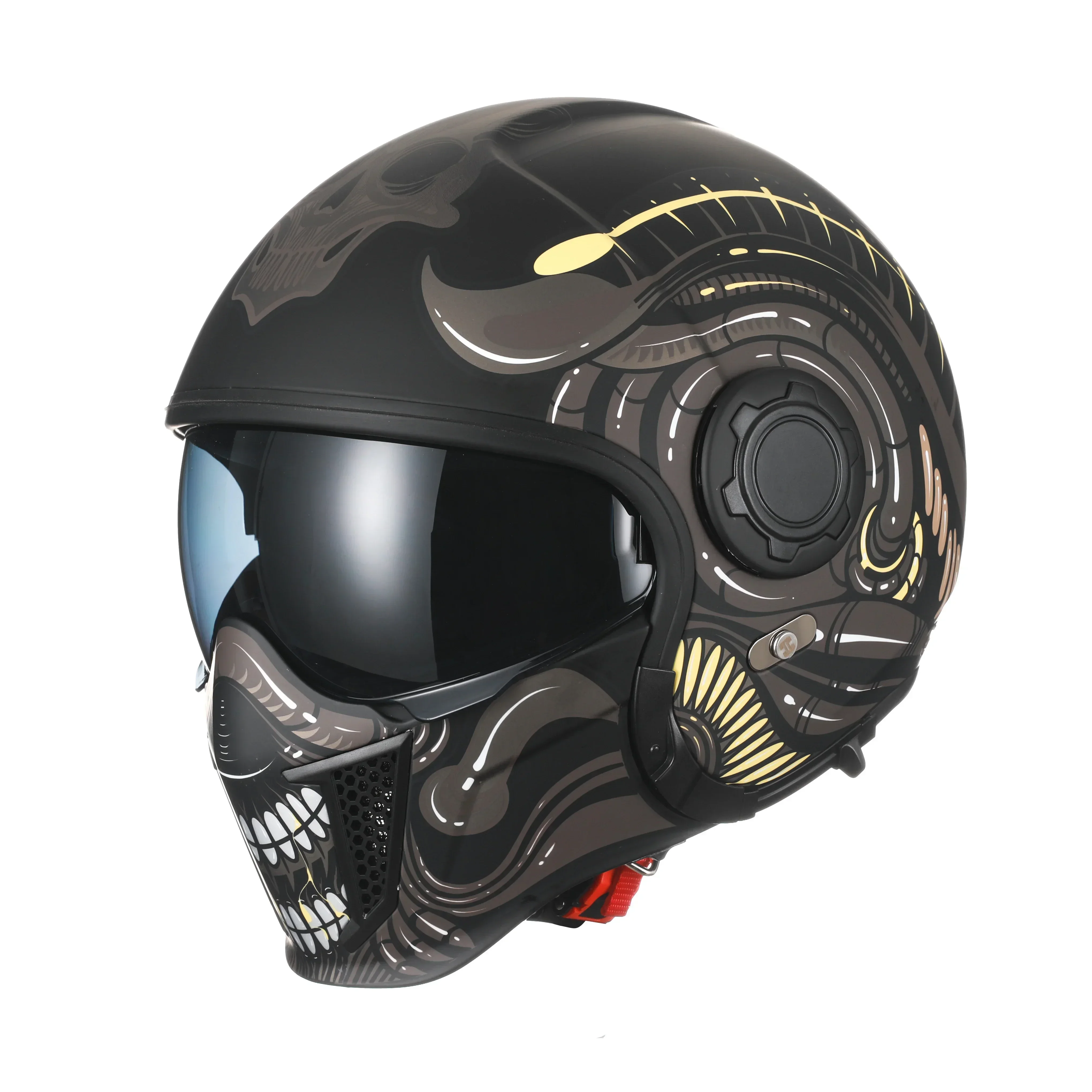 Modular Motorcycle Helmet Full Face Open Face Retro Helme DOT ECE – Bild 3