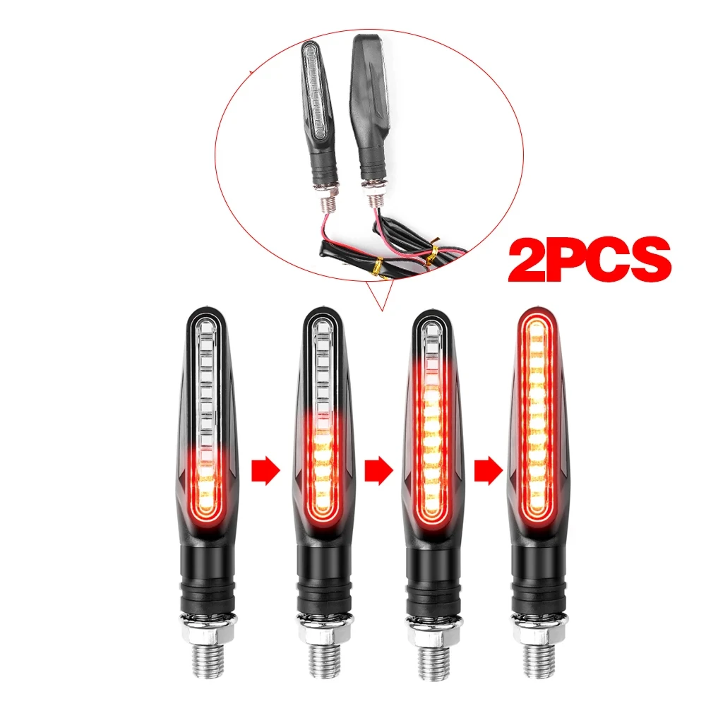 Motorrad Led Blinker Richtungs Indikatoren Blinkende Hinten Schwanz Bremse Blinklicht Stop Signal Licht