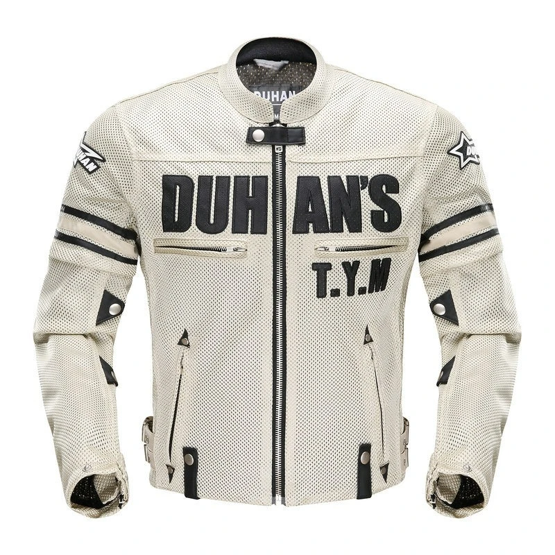 Motorradjacke für Herren Sommer Chaqueta Moto Jacke Fahrbekleidung – Immagine 3
