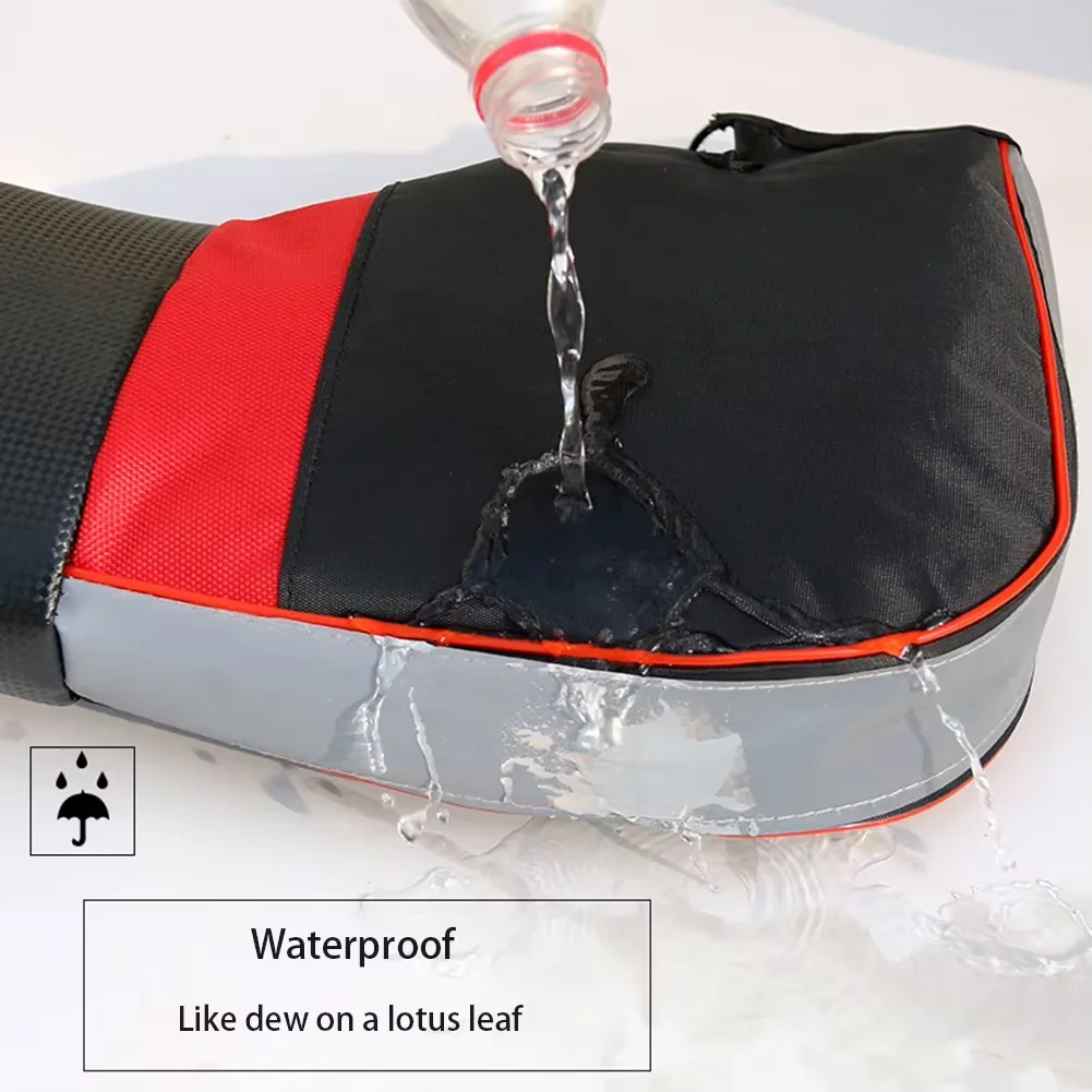 1 Paar Winterwarme Motorradhandschuhe, Lenkerhandschuhe, Schützende – Image 6