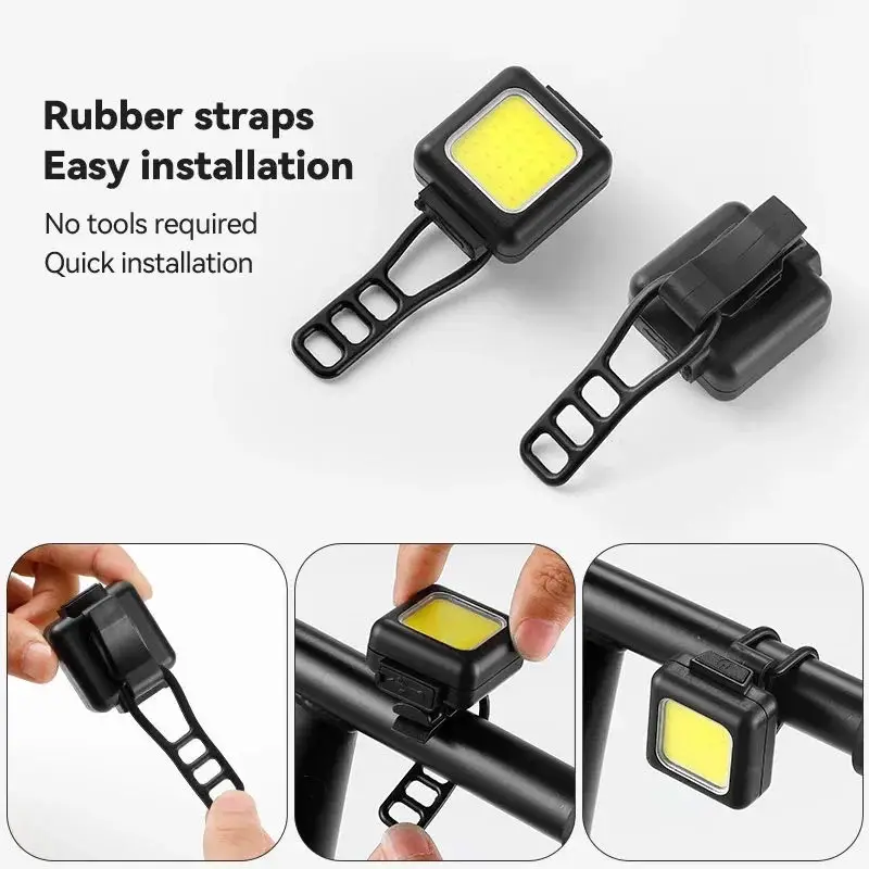 Radfahren Fahrrad Vorne Hinten Licht Set Fahrrad USB Ladung – Bild 4