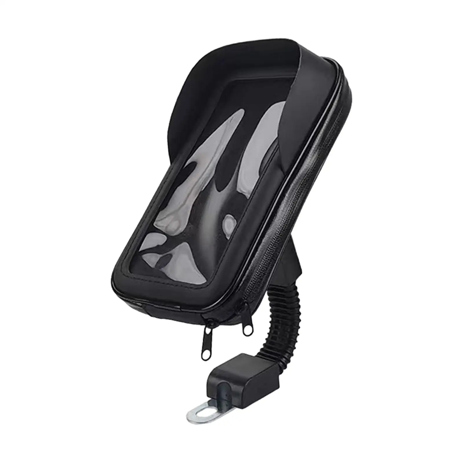 Motorrad-Telefonhalter, wasserdichte Tasche, Telefon-Montagehalterung – Immagine 3