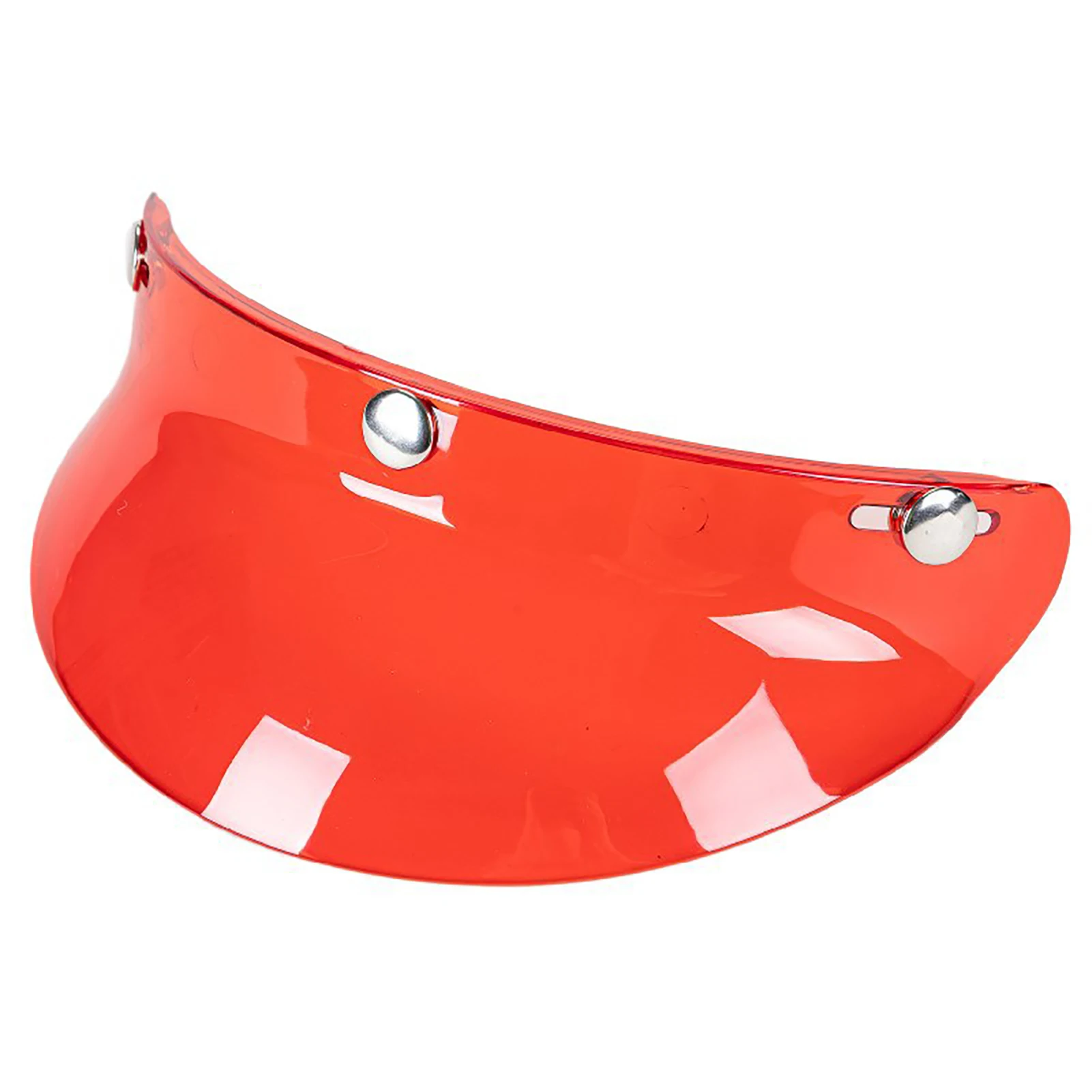 Motorradhelme Visier Peak-Shield Universal 3-Snap Vintage Ersatzhelme Krempe Zubehör Retro