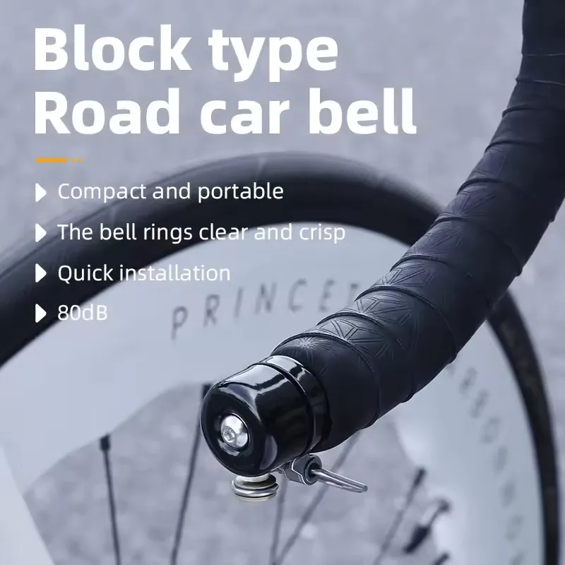 Fahrradklingel Autobahn Fahrradlenker Blockierte Glocke Gebogener – Immagine 4