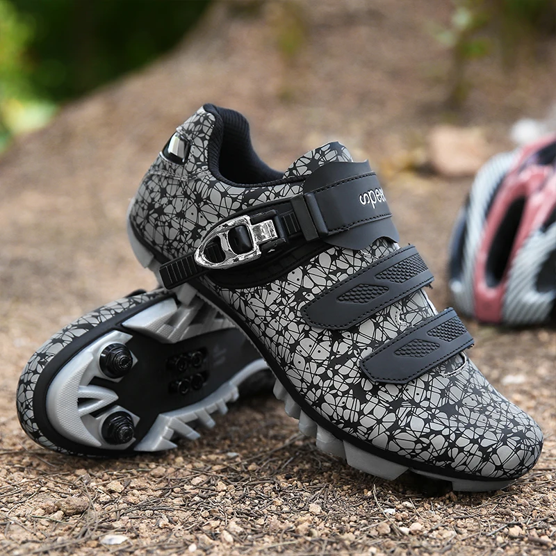 Herren Radsportschuhe Rennrad-Sneaker mit Cleats Selbstverriegelnde – Image 6