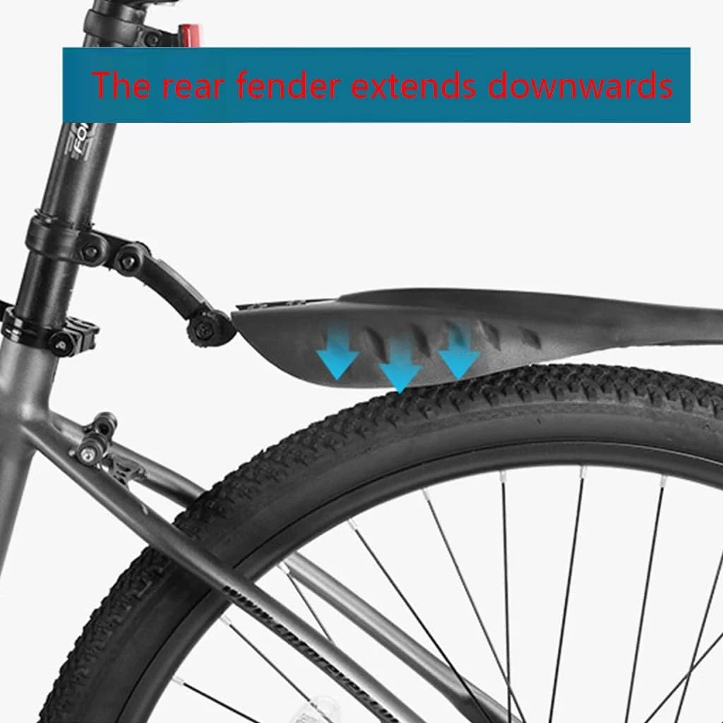 Fahrrad-Schutzblech-Set, universell einsetzbar, für MTB (2 Stück) – Image 3
