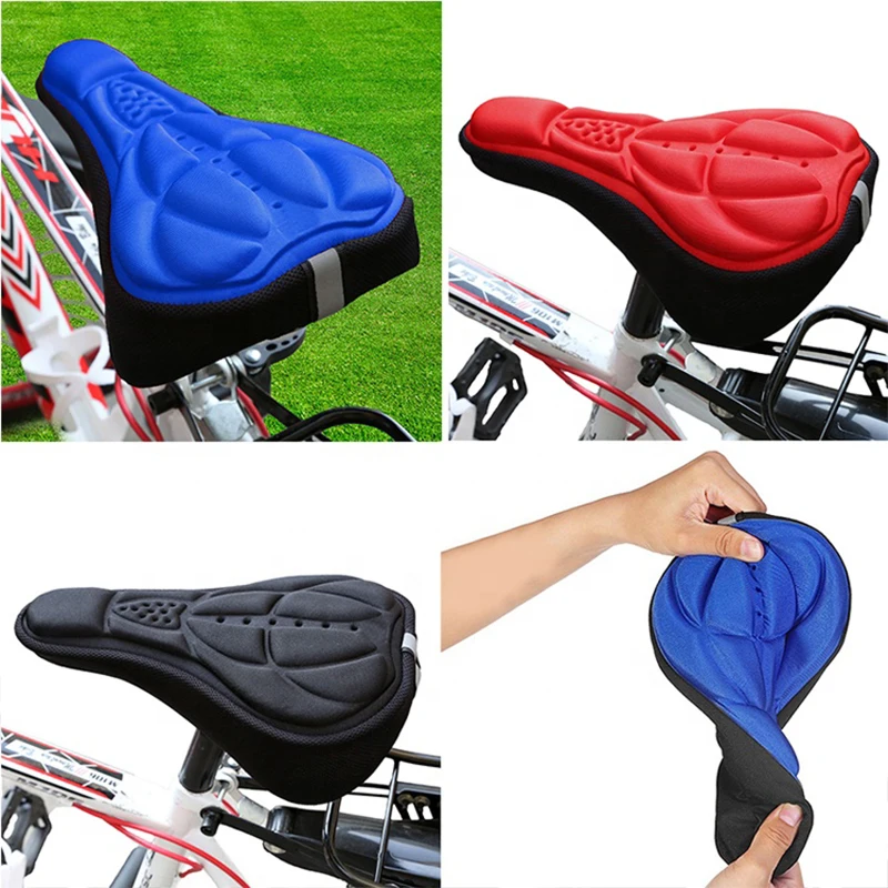 MTB Fahrrad 3D Sattel Abdeckung Bequeme Schaum Sitzkissen Sattel – Image 6