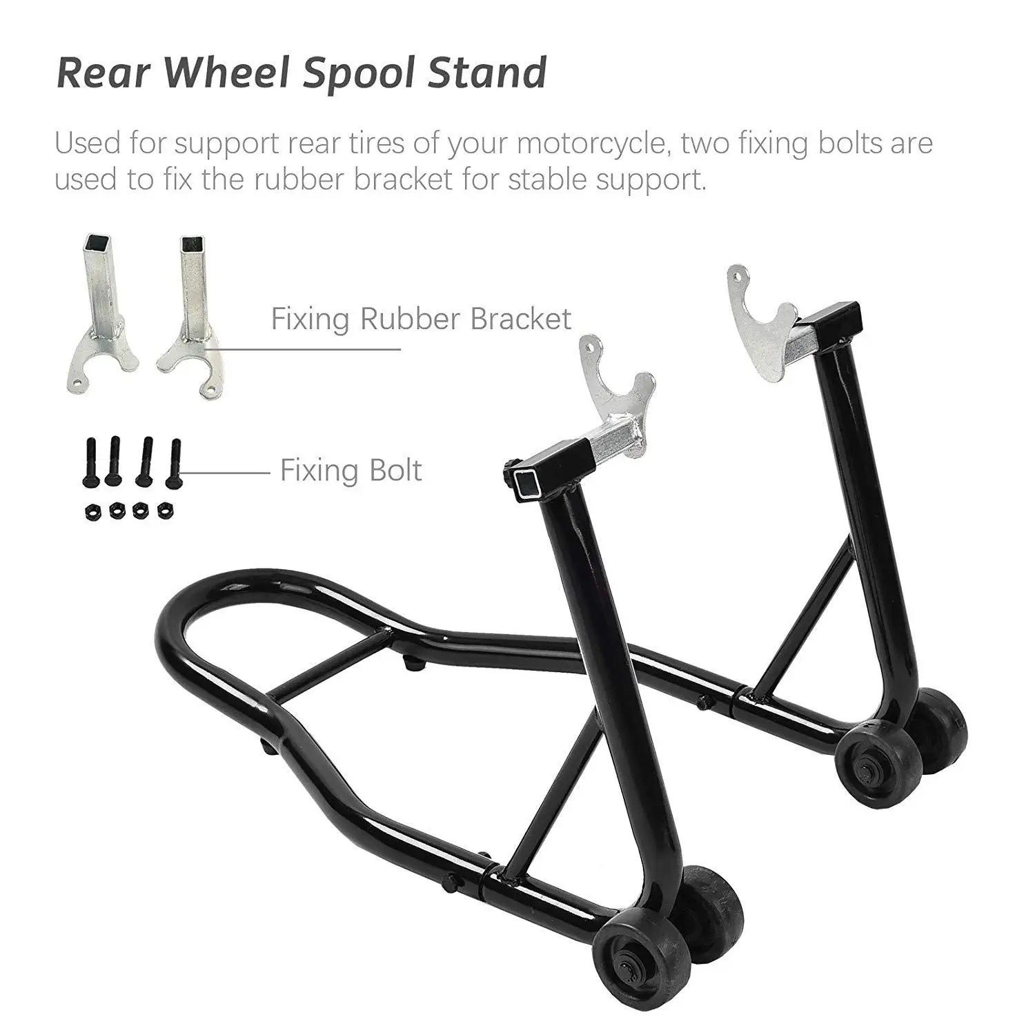 Motorrad-Ständerlift, 850 lbs, vorne und hinten, Combo-Ständer – Immagine 6