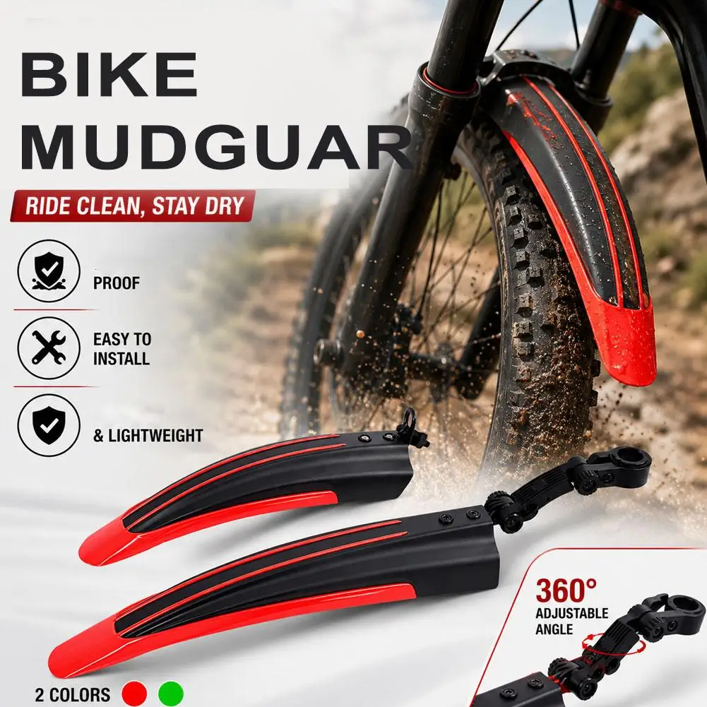 Fahrrad-Schutzbleche für Mountainbikes und Rennräder, Schmutzfänger-Set, Fahrrad-Schutzblechflügel für Vorder