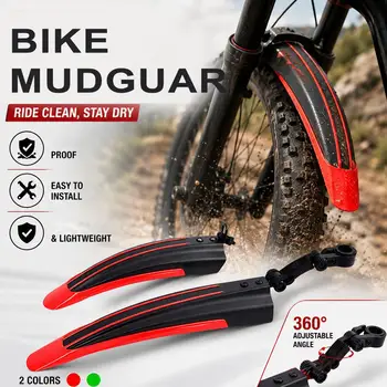Fahrrad-Schutzbleche für Mountainbikes und Rennräder, Schmutzfänger-Set, Fahrrad-Schutzblechflügel für Vorder