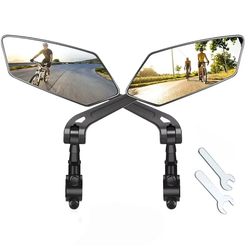 Fahrrad-Rückspiegel, Klarer Weitwinkel-Rückblick, Verstellbarer – Bild 5