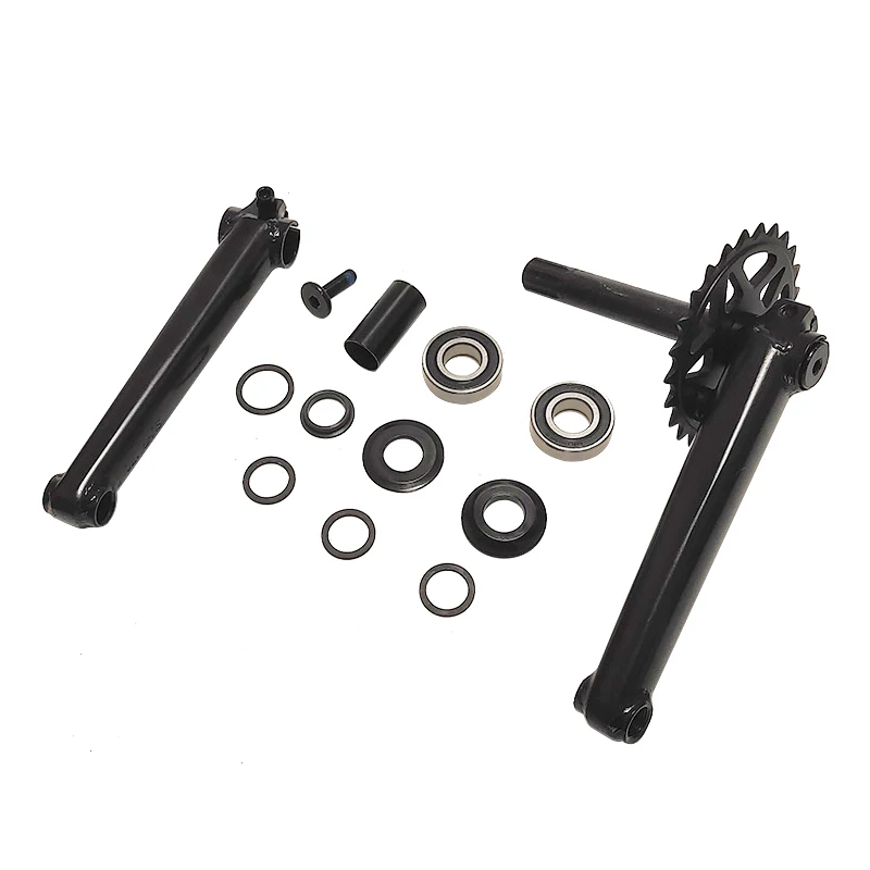 BMX Kurbelgarnitur 3-teilig 170MM Kurbeln 8T-19MM MID-BB Kurbelarm – Bild 3