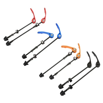 MTB Hinten & Vorne Quick Release Achse Fahrrad Radnabe 4,5mm Durchmesser Legierung QR Spieß Outdoor Fahrrad