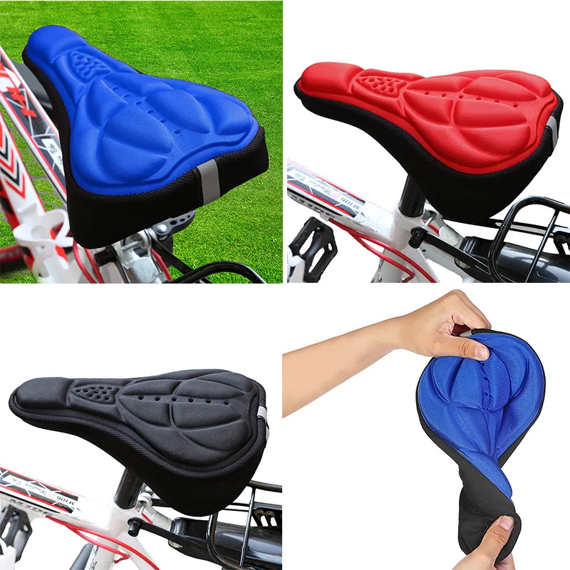 Mountainbike 3D Sattel Abdeckung Dicke Atmungsaktive Super Weiche – Image 5