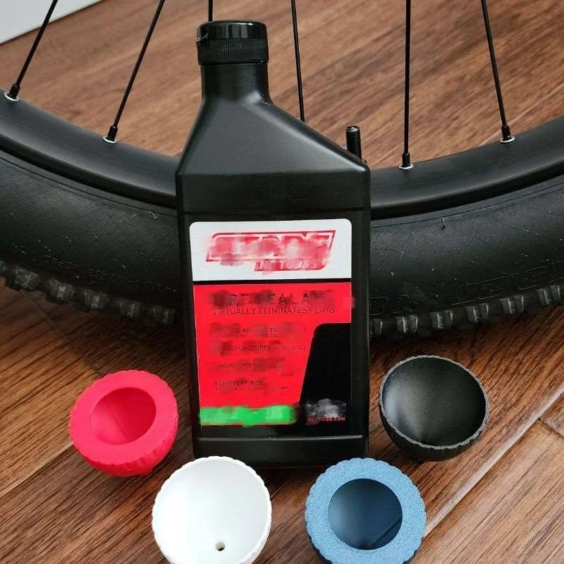Fahrrad-Reifenventil-Öleinfülltrichter, 3 Farben, Kunststofftrichter – Image 6
