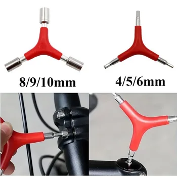 Universal Dreieckiger Inbusschlüssel Y-förmiger 3-Wege-Inbusschlüssel Fahrradreparaturwerkzeug 4/5/6 mm