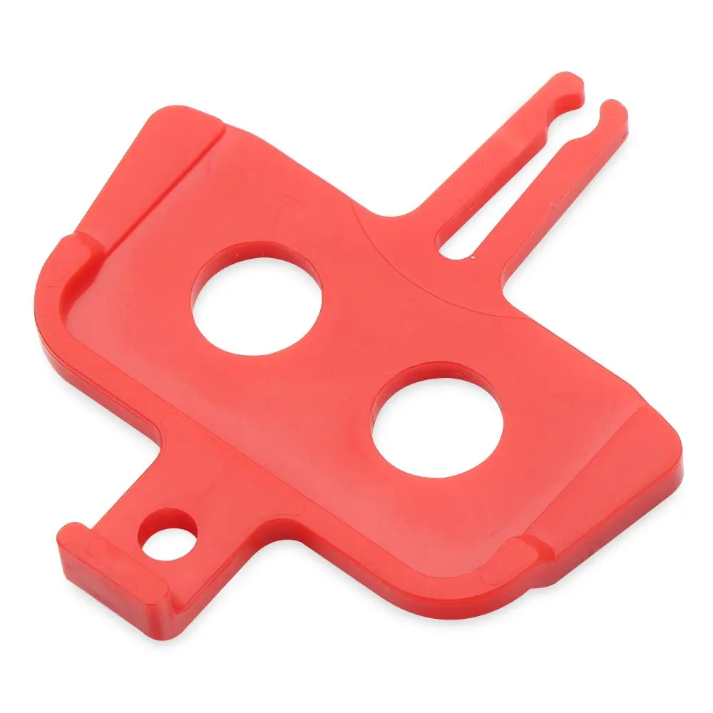 Hydraulische Disc Bremsbeläge MTB Bike Teile Spacer Kunststoff Rot – Bild 4