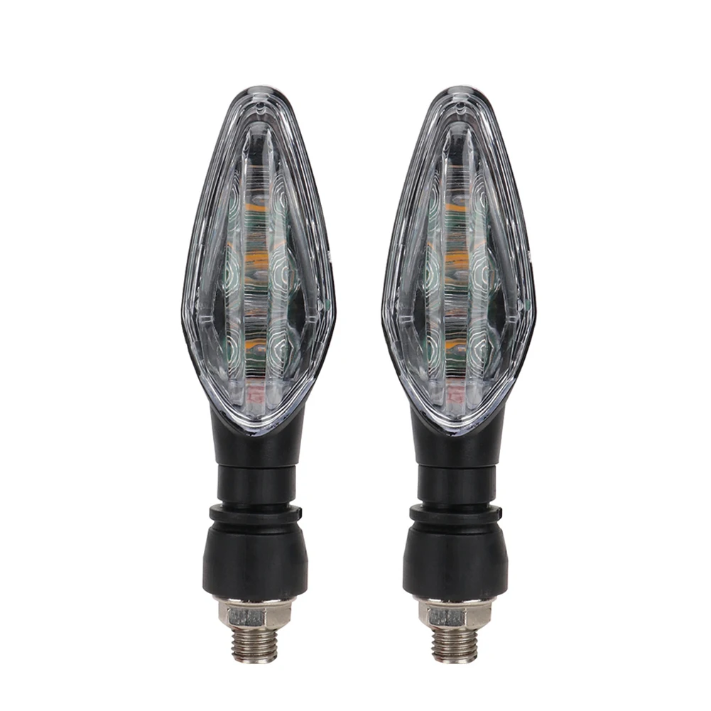Motorrad LED-Blinker Bernsteinfarbener Blinker Wasserdichter Warnblinker Rückleuchten für Motorräder
