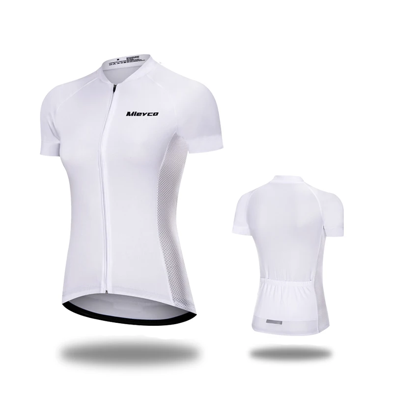 Damen-Radtrikot mit kurzen Ärmeln, reflektierend, schnelltrocknend, atmungsaktiv, für Mountainbike