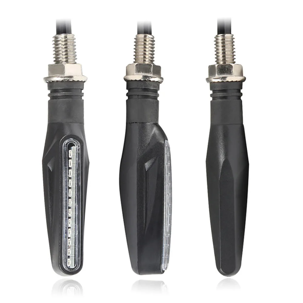 Motorrad Led Blinker Richtungs Indikatoren Blinkende Hinten Schwanz – Bild 3