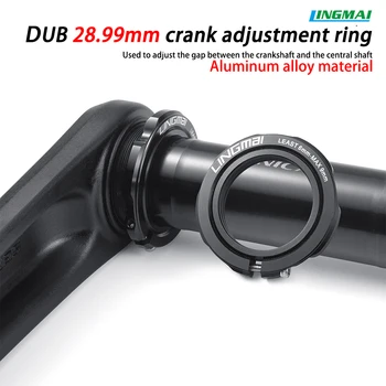 ROAD MTB Kurbel Kettenblatt Einsteller Tretlager Vorspannung Einsteller Kit DUB Kurbel 28,99 Spindel Adapter
