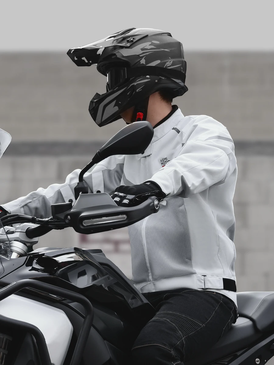 Motorrad-Reitjacke für Herren, atmungsaktiv, Sommerkleidung – Immagine 5