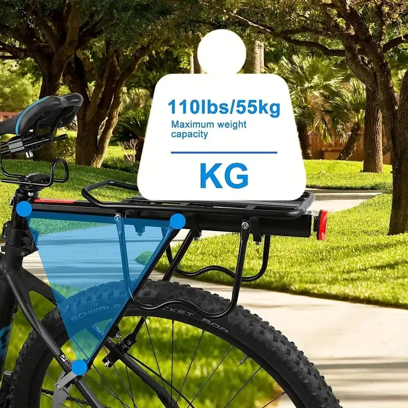 Hinterer Fahrradträger aus Aluminiumlegierung, verstellbarer – Image 6